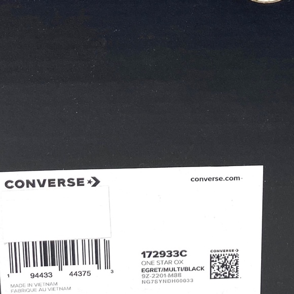 Converse One Star Ox Sneaker Low Top Men Size Canvas Egret Flower Casual 172933C - Picture 12 of 12